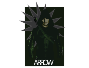 simple interpretation of DC comic's green arrow