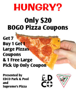 Supremo's Pizza coupon ad